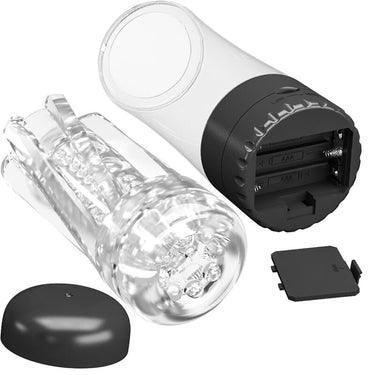 Tazza Masturbatrice Vibrante Ultra-Realistica con Guaine Scanalate